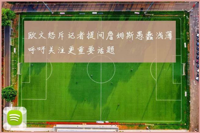 欧文怒斥记者提问詹姆斯愚蠢浅薄呼吁关注更重要话题