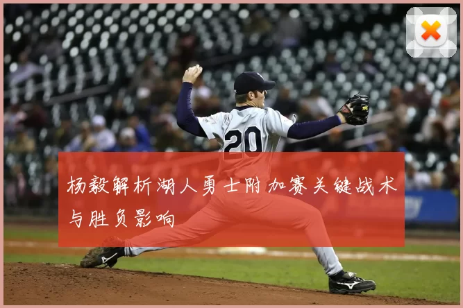 杨毅解析湖人勇士附加赛关键战术与胜负影响