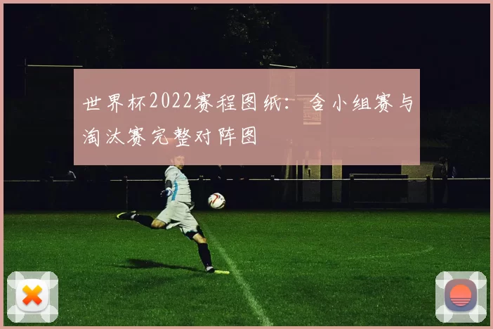世界杯2022赛程图纸：含小组赛与淘汰赛完整对阵图