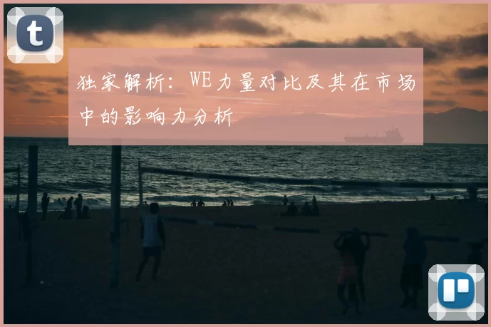 独家解析:WE力量对比及其在市场中的影响力分析